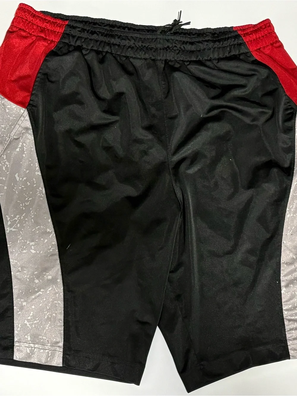 Jordan Men’s Black, Red & Gray Athletic Basketball Shorts